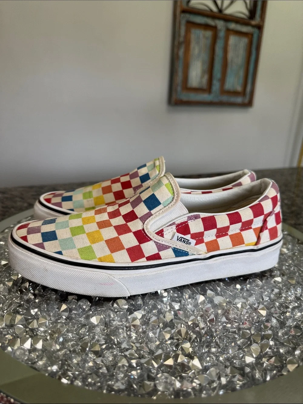 Vans canvas checkerboard ship